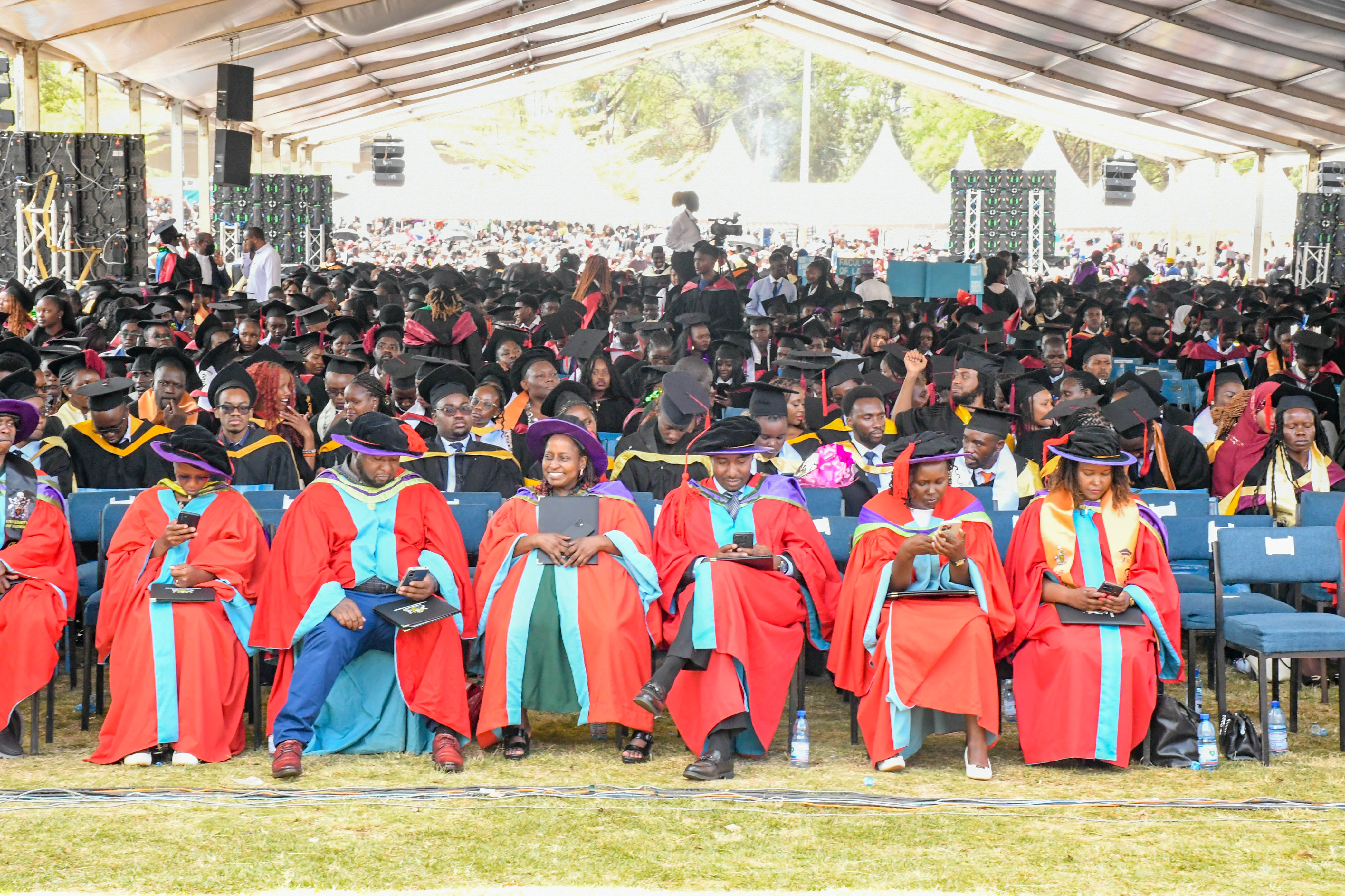 Graduands at the 73rd Graduation Ceremony