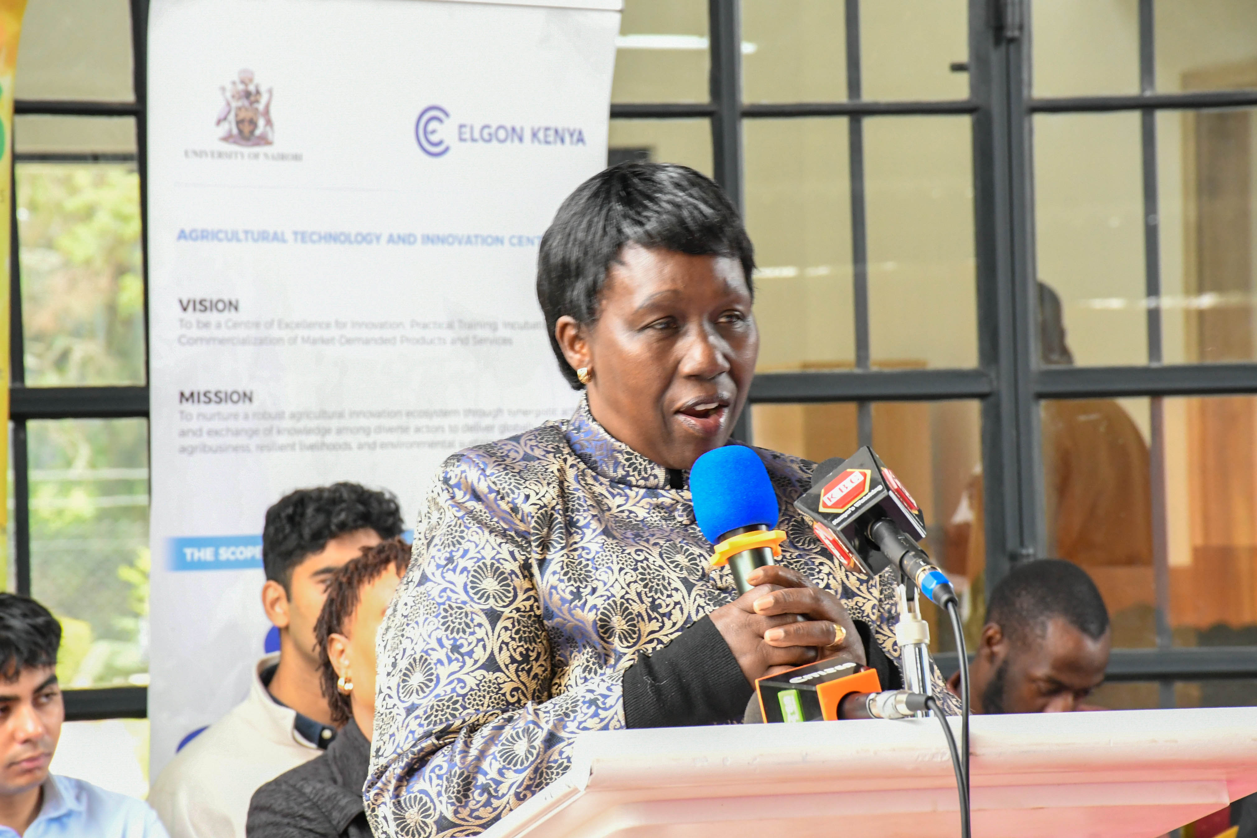The VC giving her remarks